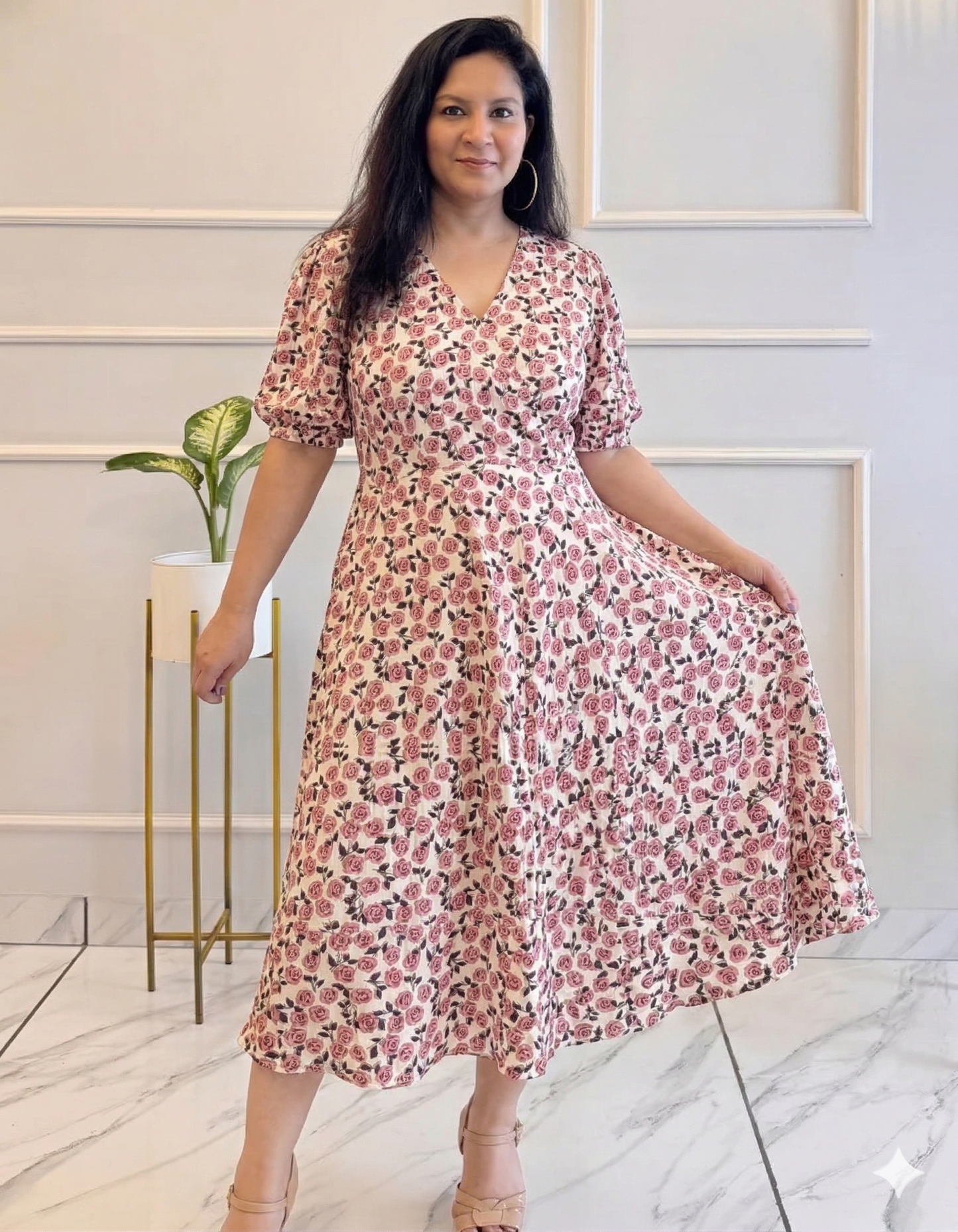 Titliblush Floral Dress
