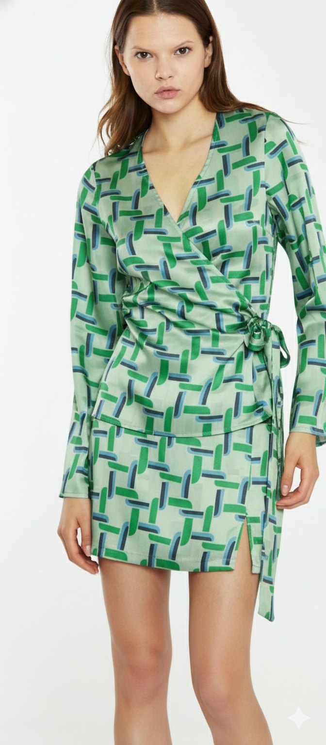 Titliblush Satin Dress