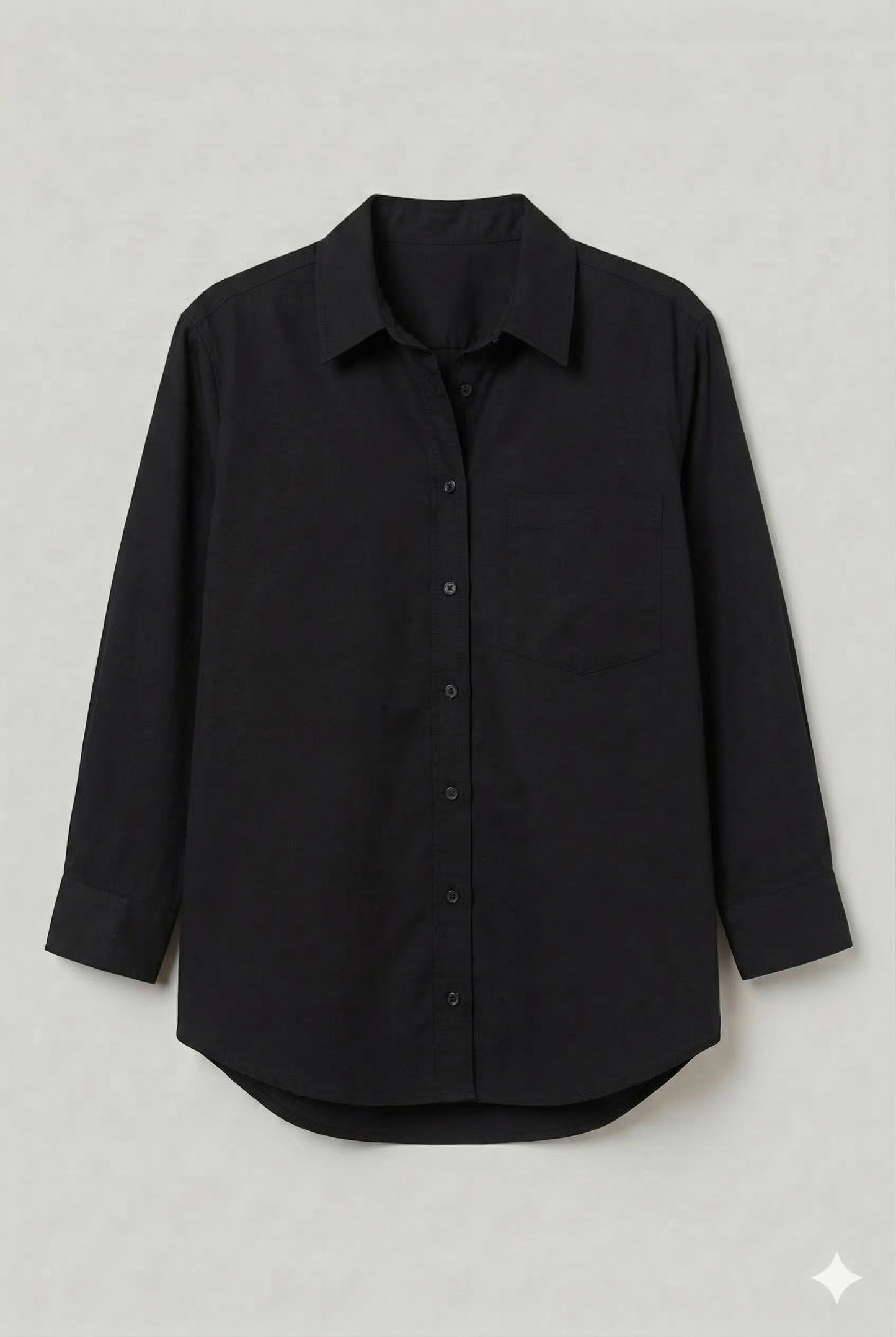 Titliblush Black Cotton Shirt