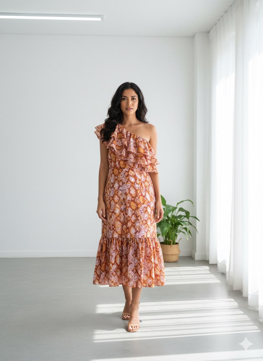 Titliblush One Shoulder Dress