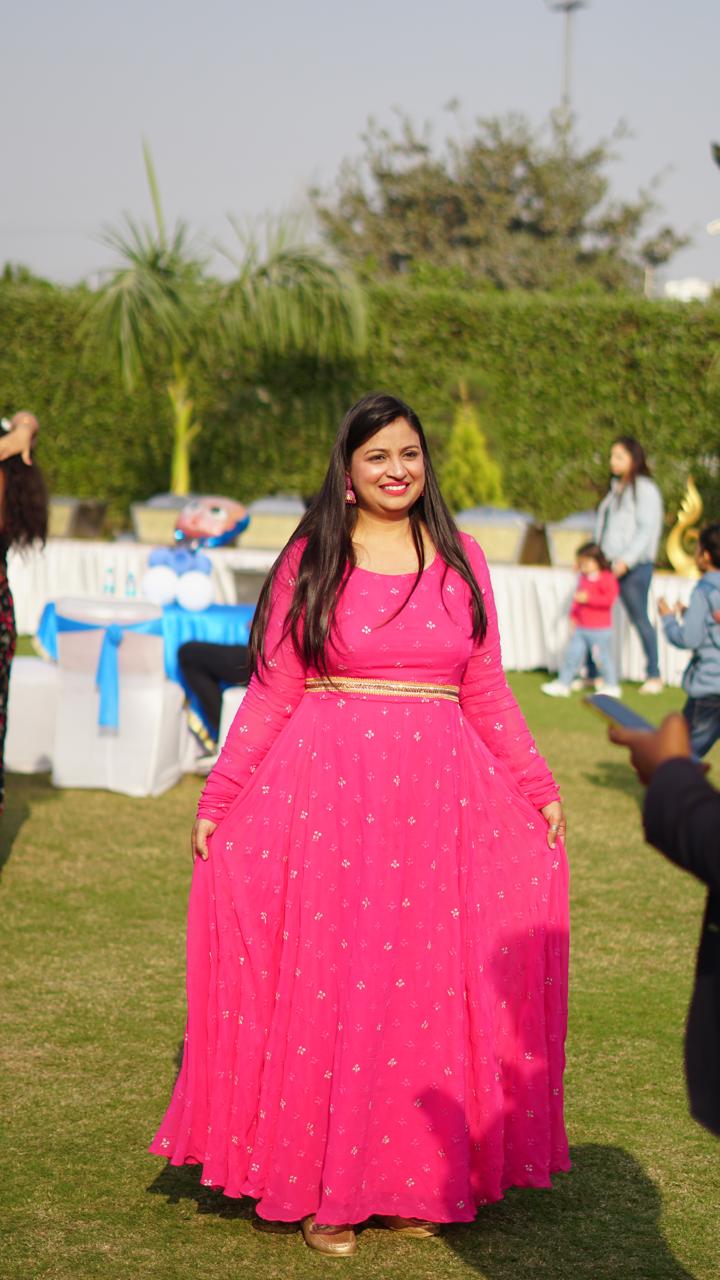 Titliblush Long Indowestern dress