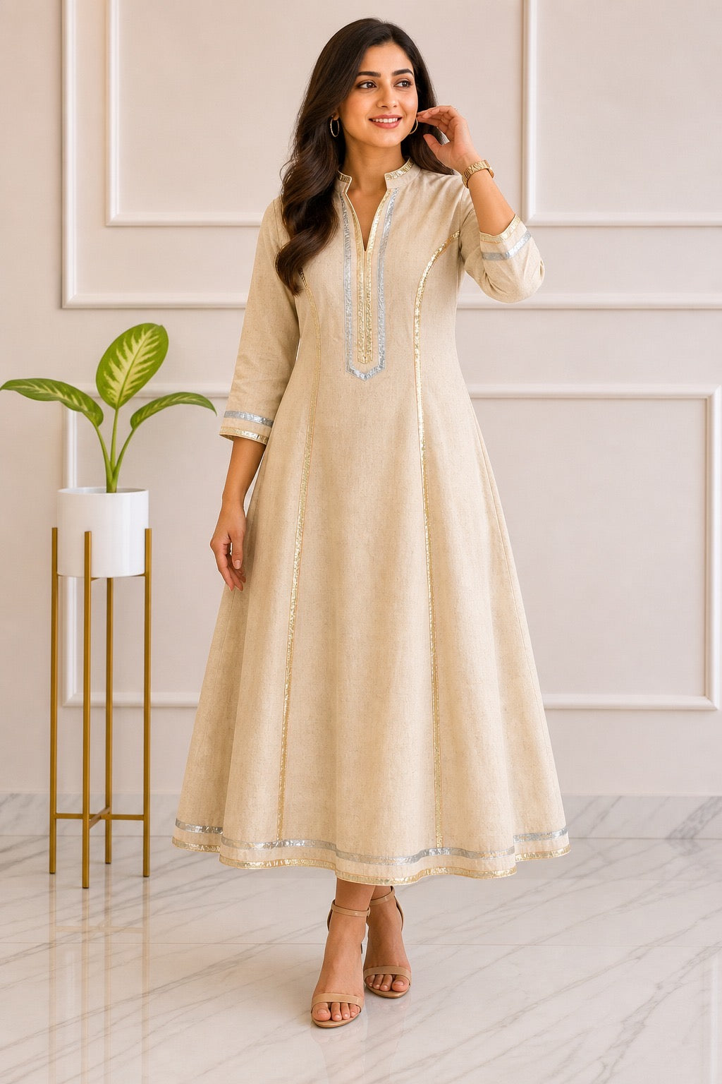 Titliblush Khadi Cotton Dress
