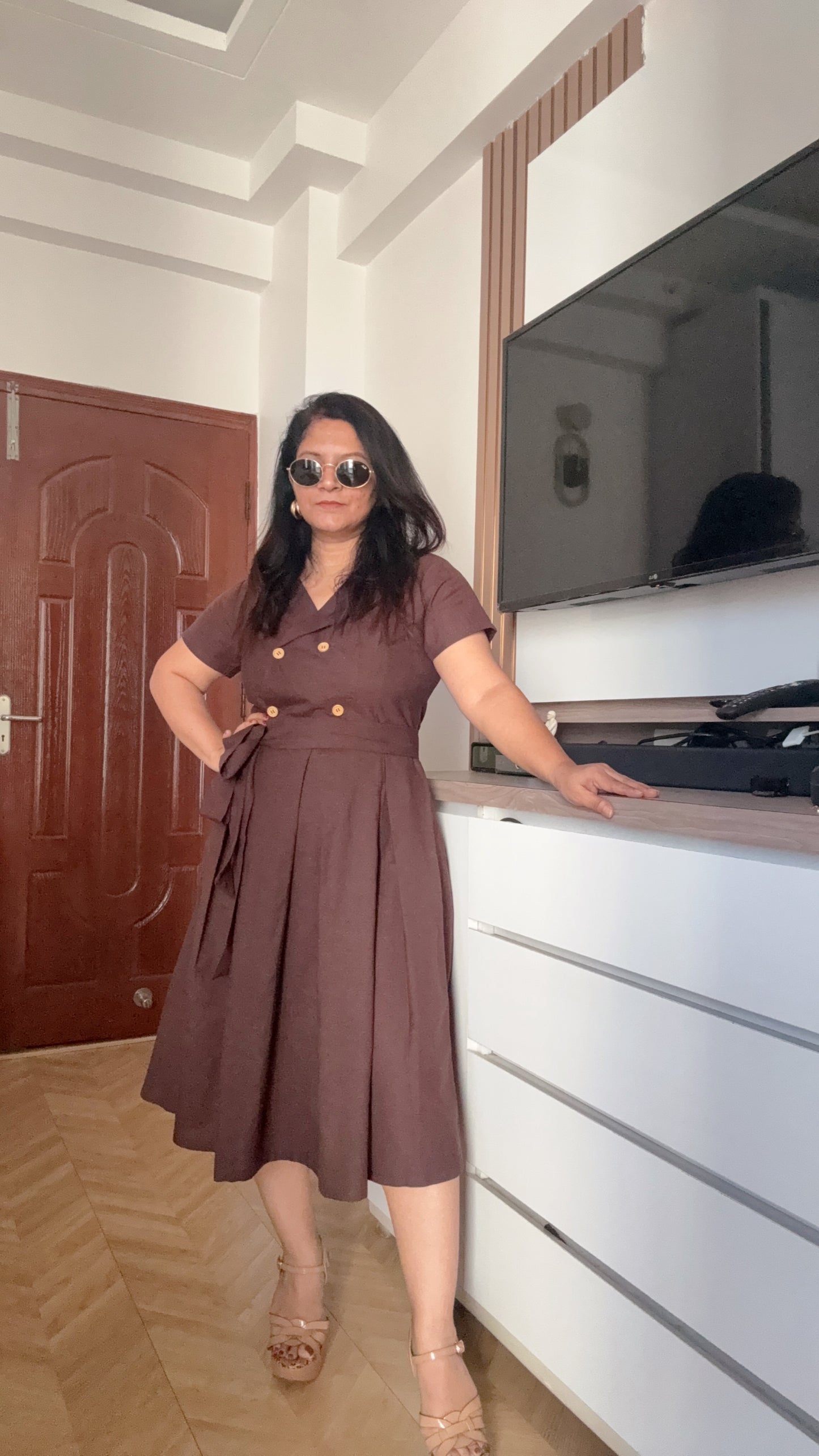 Titliblush Mocha Dress