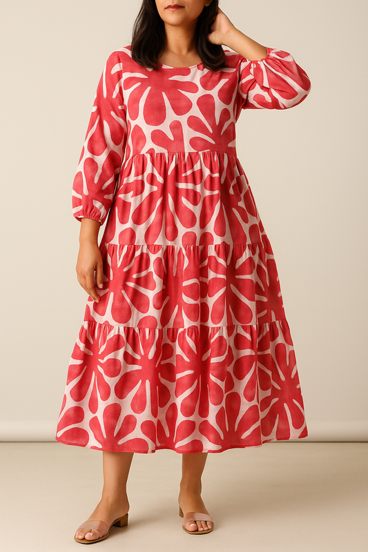 Titliblush Cotton Printed Dress