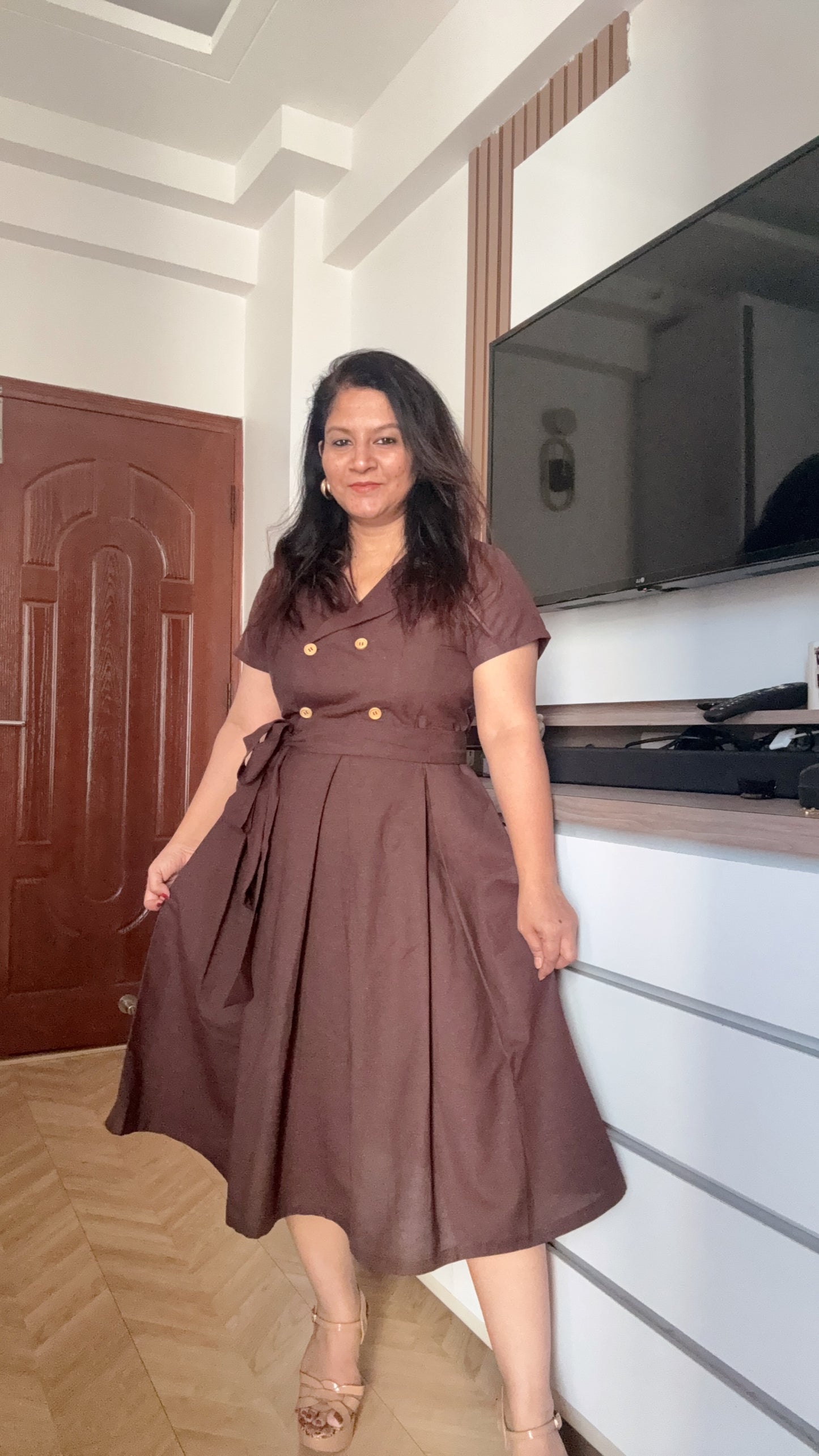Titliblush Mocha Dress