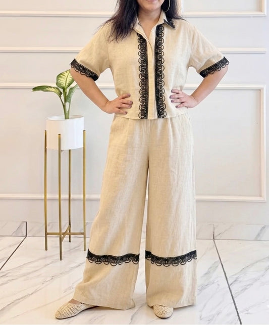 Titliblush khadi cotton coord set