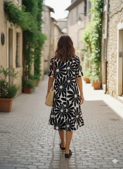 Titliblush Cotton Big Floral Dress