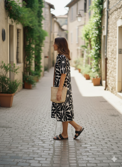 Titliblush Cotton Big Floral Dress