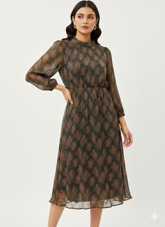 Titliblush Animal Print Dress