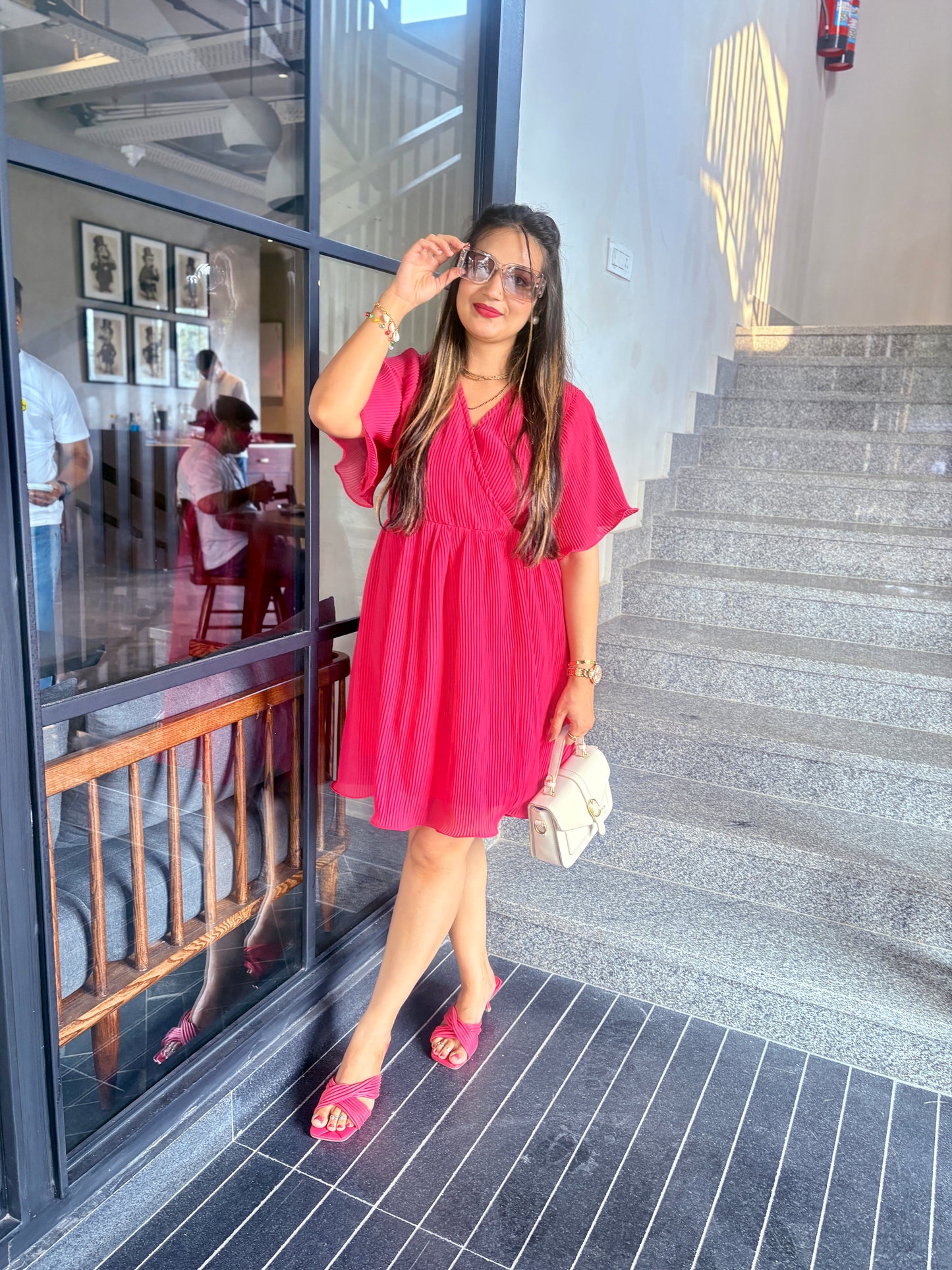 Titliblush Pleated Dress