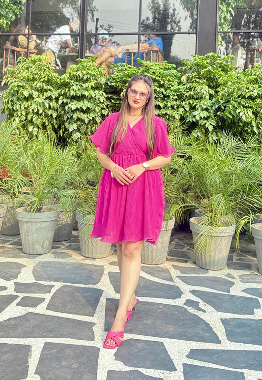 Titliblush Pleated Dress