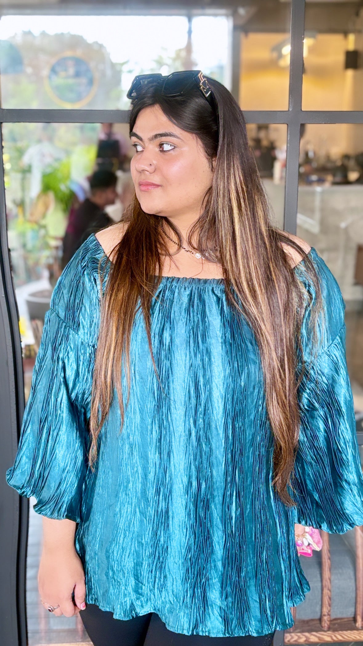 Titliblush Offshoulder Top