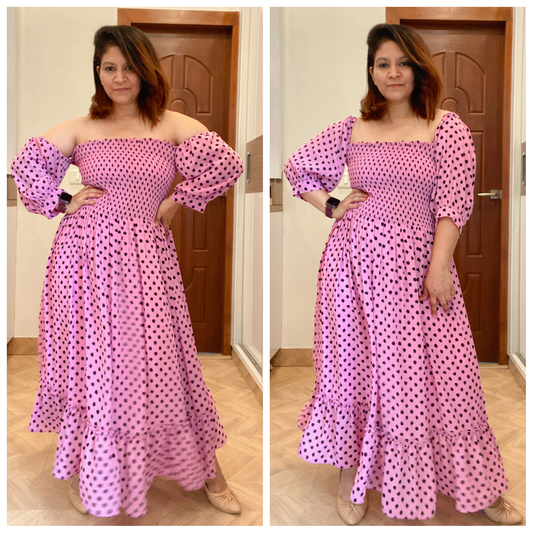 Titliblush Polka dot dress