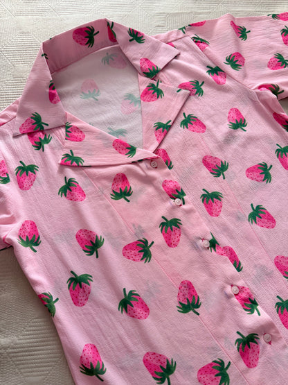Titliblush Shirt and Shorts Coord Set