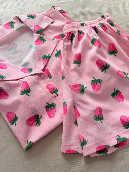Titliblush Shirt and Shorts Coord Set