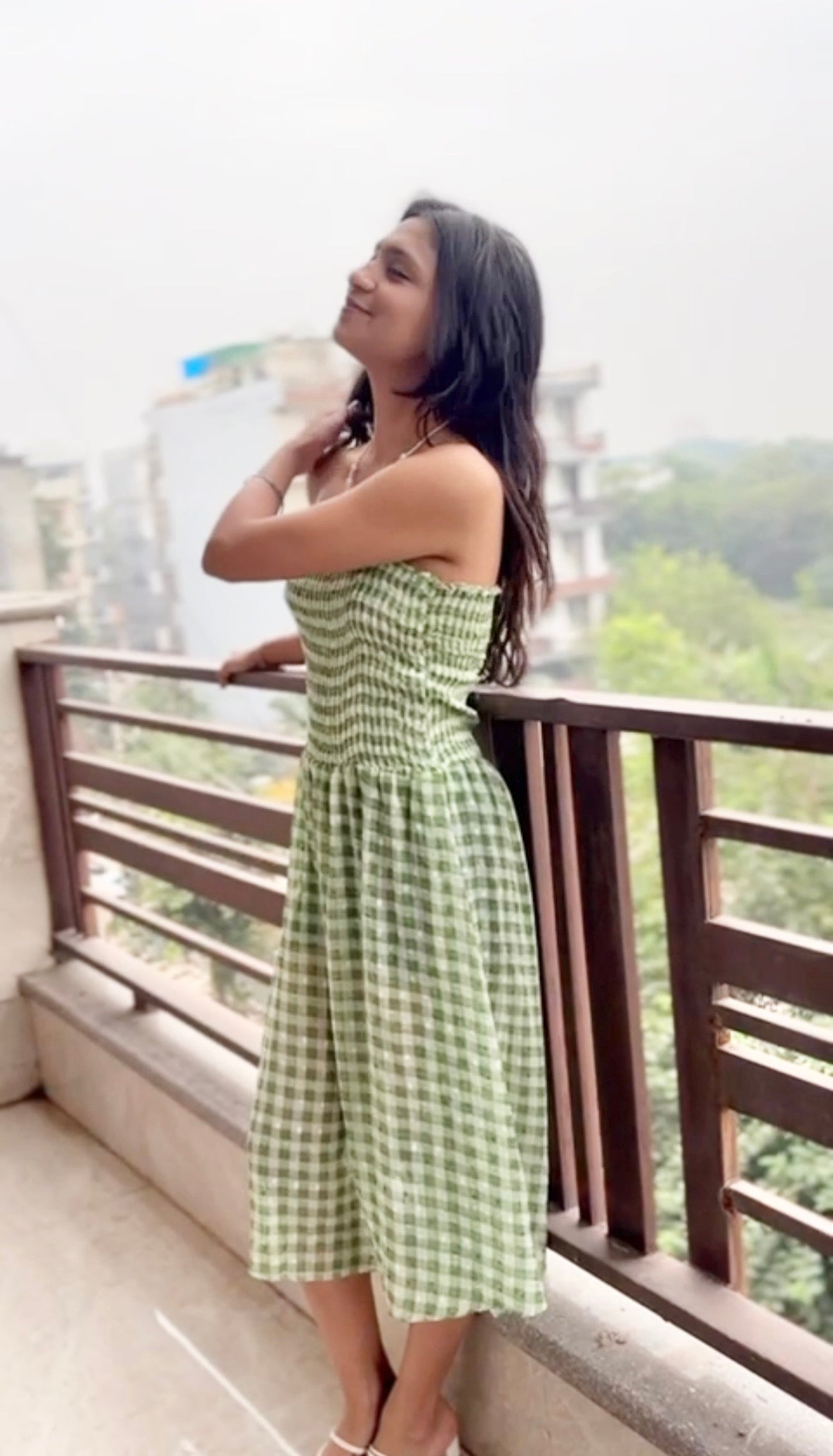 Titliblush Smocking Bust Dress