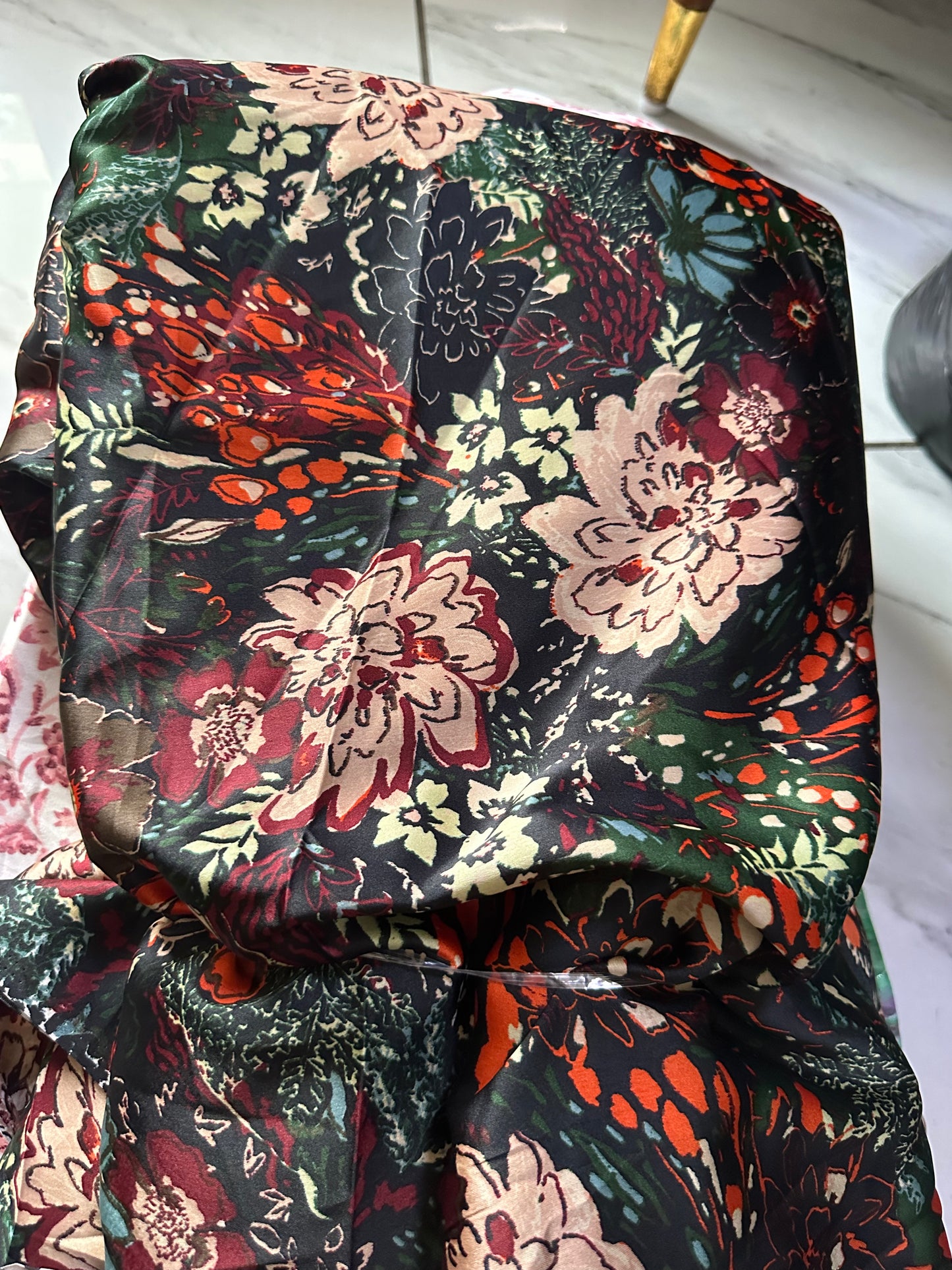 Titliblush cold shoulder satin dress