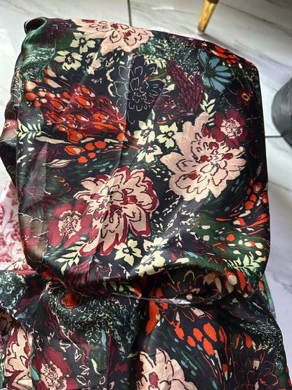 Titliblush cold shoulder satin dress