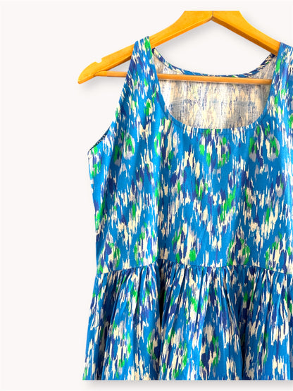 Titliblush Blue Cotton Dress