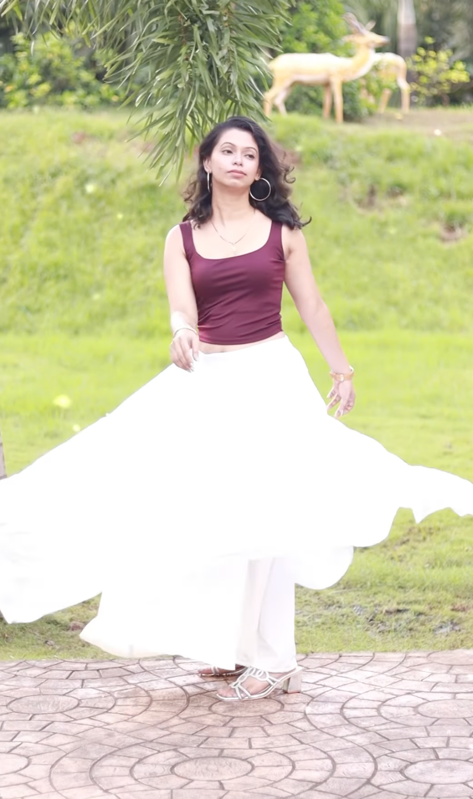 Titliblush White Skirt