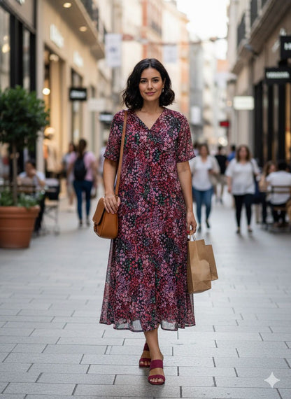 Titliblush Floral Dress