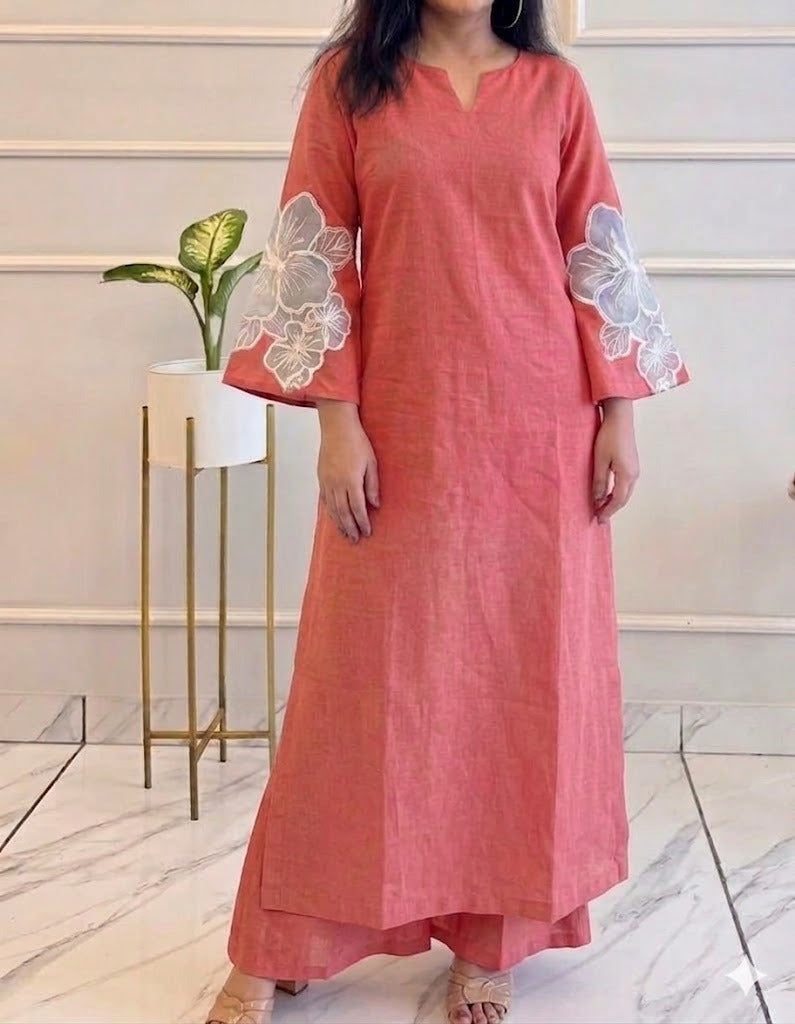 Titliblush Cotton Kurta and Plazo Set