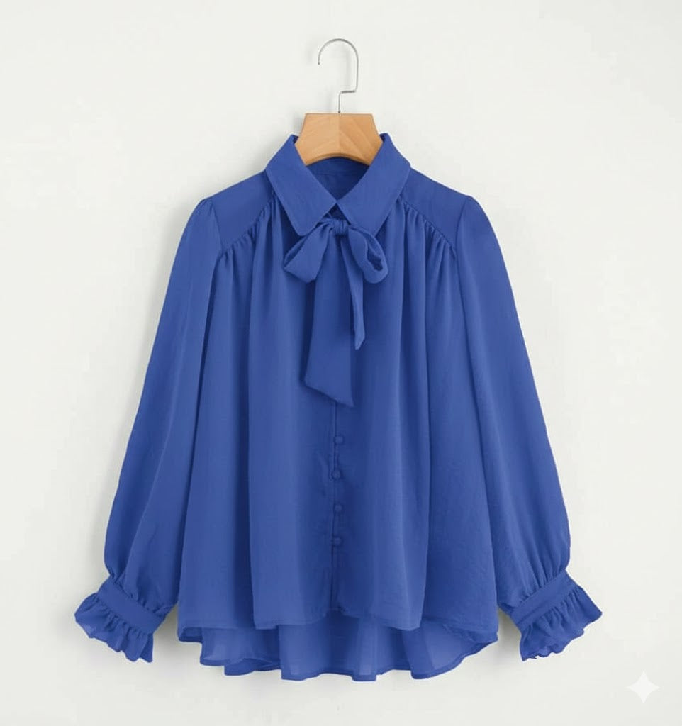Titliblush Plus Blue Top