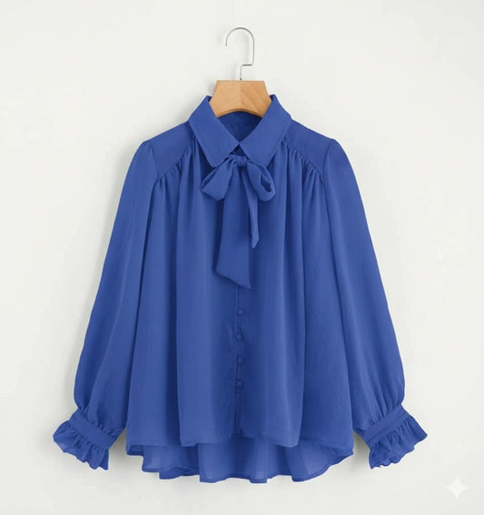 Titliblush Plus Blue Top